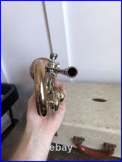 Vintage Rare 1962 Holton Model 50 Professional Trumpet With Original Case NICE