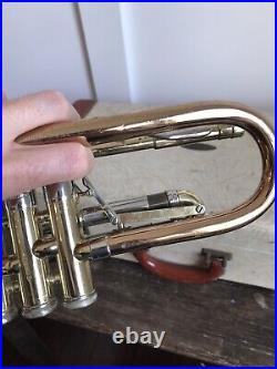 Vintage Rare 1962 Holton Model 50 Professional Trumpet With Original Case NICE