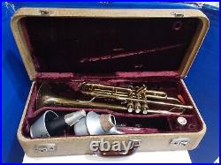 Vintage York Professional Model B Flat Trumpet Number 131717. W Case