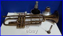 Vintage York Professional Model B Flat Trumpet Number 131717. W Case