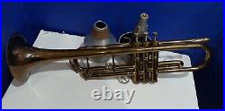 Vintage York Professional Model B Flat Trumpet Number 131717. W Case