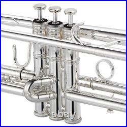 XO 1600IS Professional Key of Bb Silver Plated Trumpet With Case And Mouthpiece