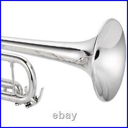 XO 1600IS Professional Key of Bb Silver Plated Trumpet With Case And Mouthpiece