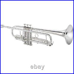 XO 1600IS Professional Key of Bb Silver Plated Trumpet With Case And Mouthpiece