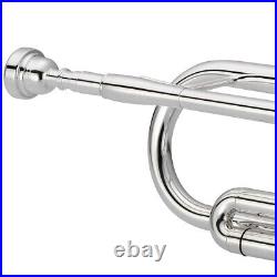 XO 1602RS-R Professional Key of Bb Silver Plated Trumpet With Case, Mouthpiece