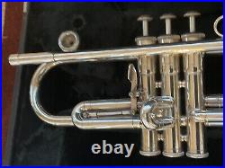 YAMAHA YTR 4320ST TRUMPET withYTR6340ST TRIGGER, MADE IN JAPAN 1985-1993, MINTY