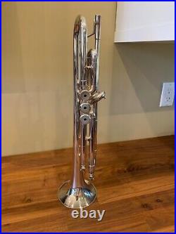 YAMAHA YTR6335HS Professional Trumpet Silver Japan w Yamaha Case Mouthpiece PLUS