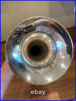 YAMAHA YTR6335HS Professional Trumpet Silver Japan w Yamaha Case Mouthpiece PLUS