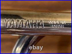 YAMAHA YTR6335HS Professional Trumpet Silver Japan w Yamaha Case Mouthpiece PLUS