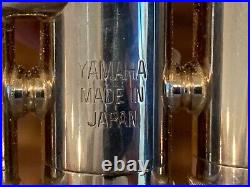 YAMAHA YTR6335HS Professional Trumpet Silver Japan w Yamaha Case Mouthpiece PLUS